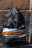 The great Chola temples of Tamil Nadu - The Brihadisvara temple of Gangaikondacholapuram. Sculptures of the vimana (South).